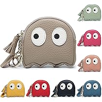 Amazon | Ganve コインケース 本革 かわいい ゴーストちゃん